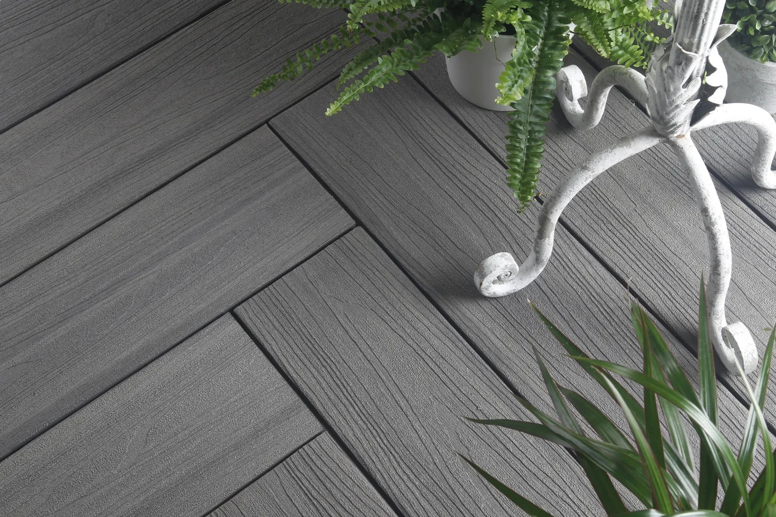 WPC Terrasplank Massief Harmony 2,3x13,8x400cm Ocean Grey 13.8x2.3x400cm Grijs