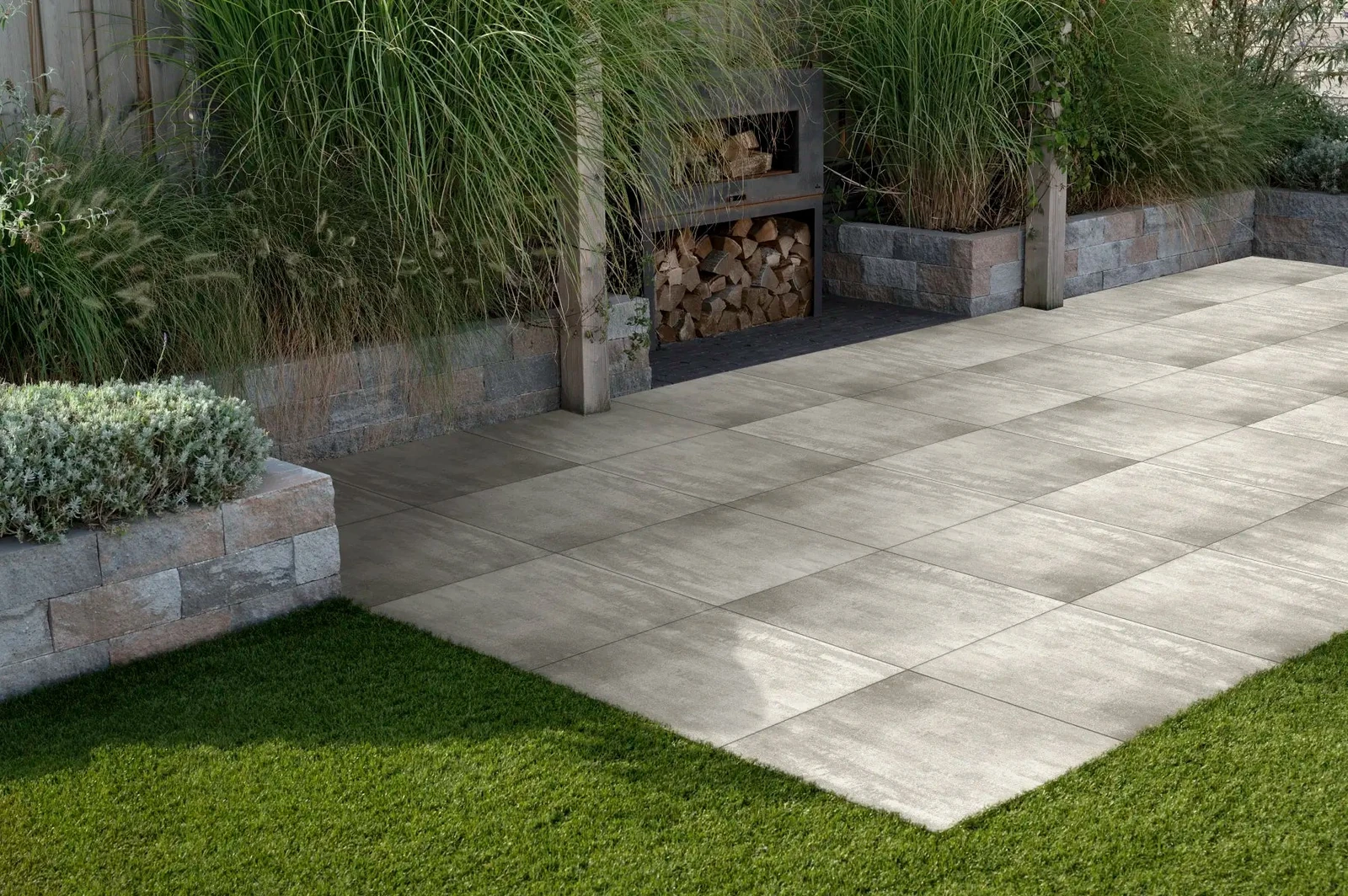 Mondo Facet Frost 60x60x4cm Beige, Bruin