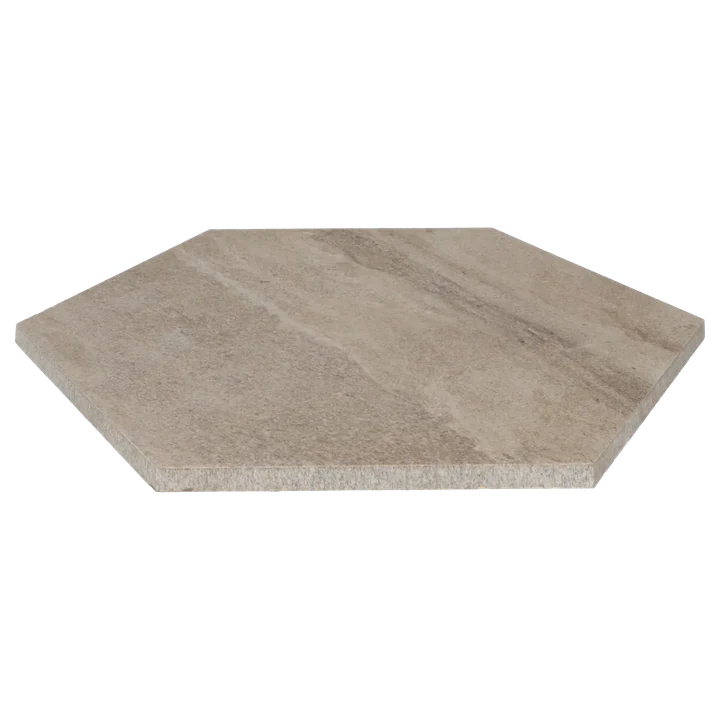 Staptegel Hexagon Cappuccino o 60x52x2cm Beige