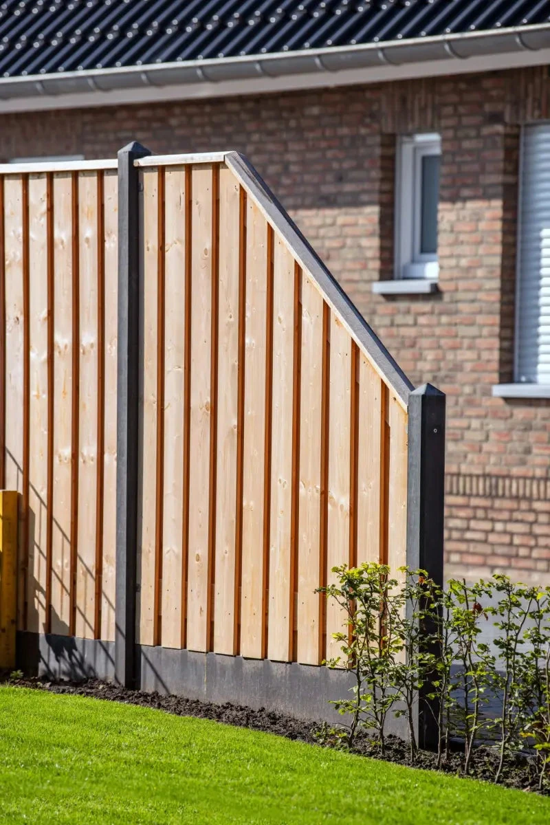 Tuinscherm Breukelen (19+2) Red Class Wood 180/90x180cm 180x180xcm Groen