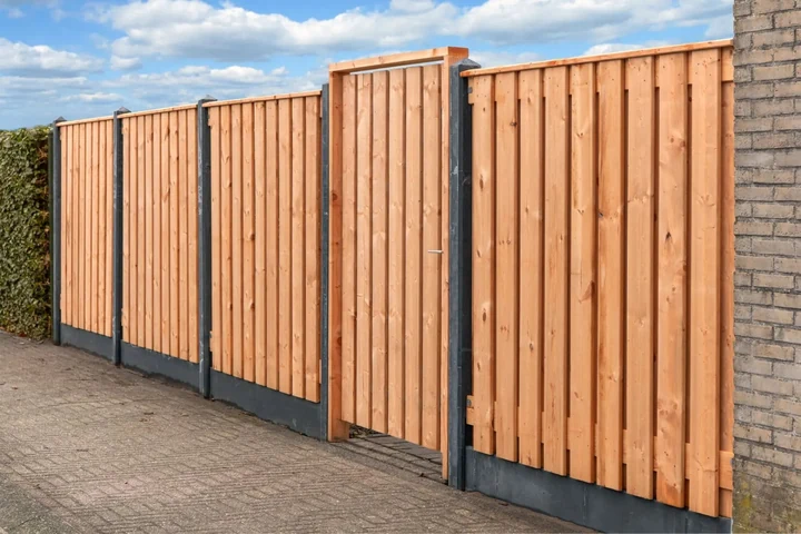 Tuinscherm Breukelen 21-planks (19+2) Red Class Wood 180x180 180x180xcm Oranje