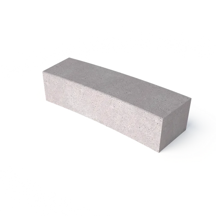 Schellevis Oudhollands Grijs Zitelement Gebogen 200x60x47 200x60x47cm