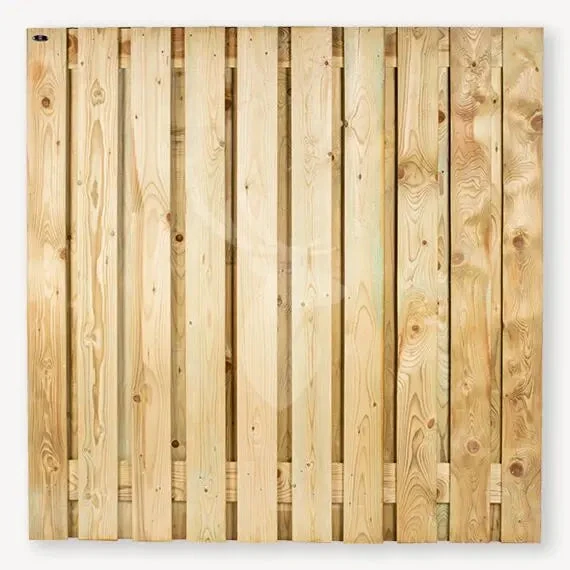 Tuinscherm Vleuten (19+2) Vuren groen geïmpregneerd 180x180 180x180x5.4cm