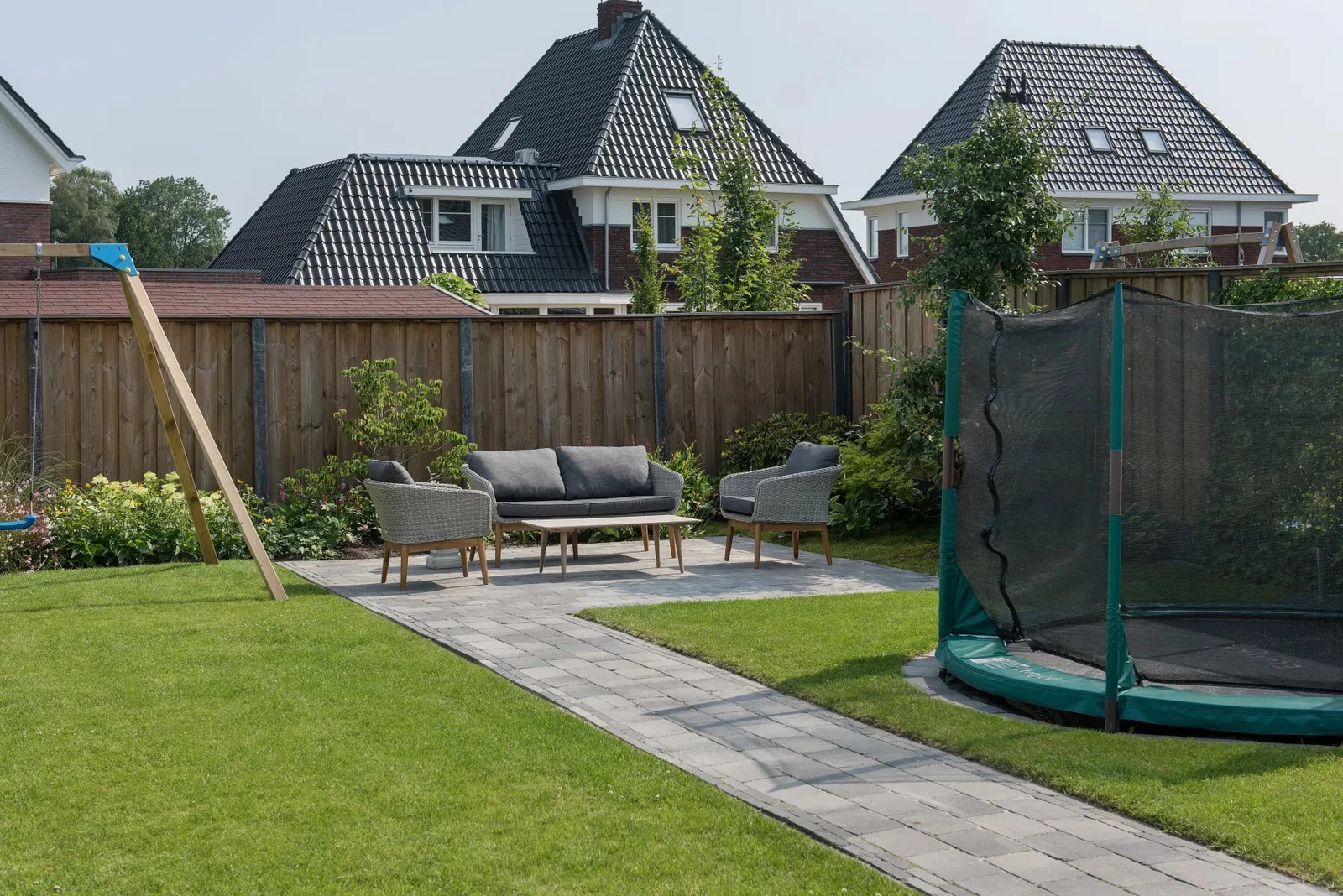 Tambour 20x30x6 smook 30x20x6cm Grijs,                                                             Zwart
