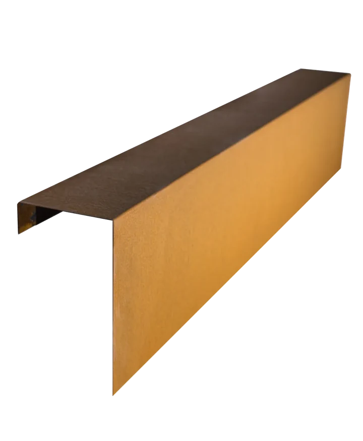 Overzetprofiel Muurblok Recht Corten 15x30x150cm