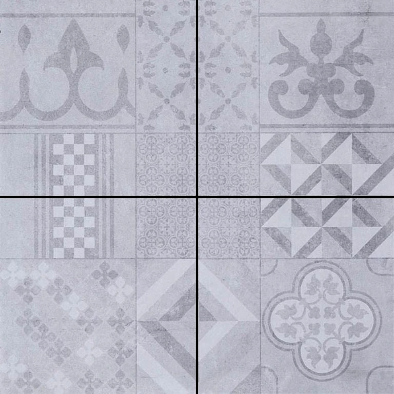 GeoCeramica® Mosaik 60x60x4cm Grey