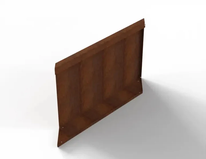 Bloembak Module+ Parallel paneel (E) 90x56 R 0,1x56x90cm
