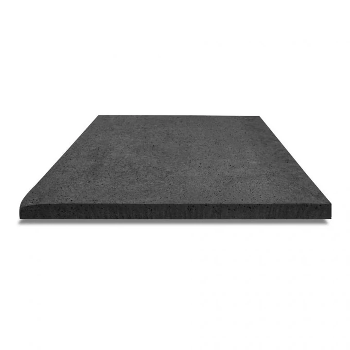 Oud Hollandse zwembadrand hoekstuk 90 graden 100x100x5 carbon ArtiStone