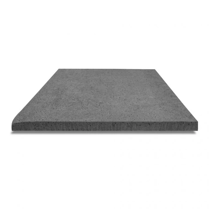 Oud Hollandse zwembadrand hoekstuk 90 graden 100x100x5 antraciet ArtiStone