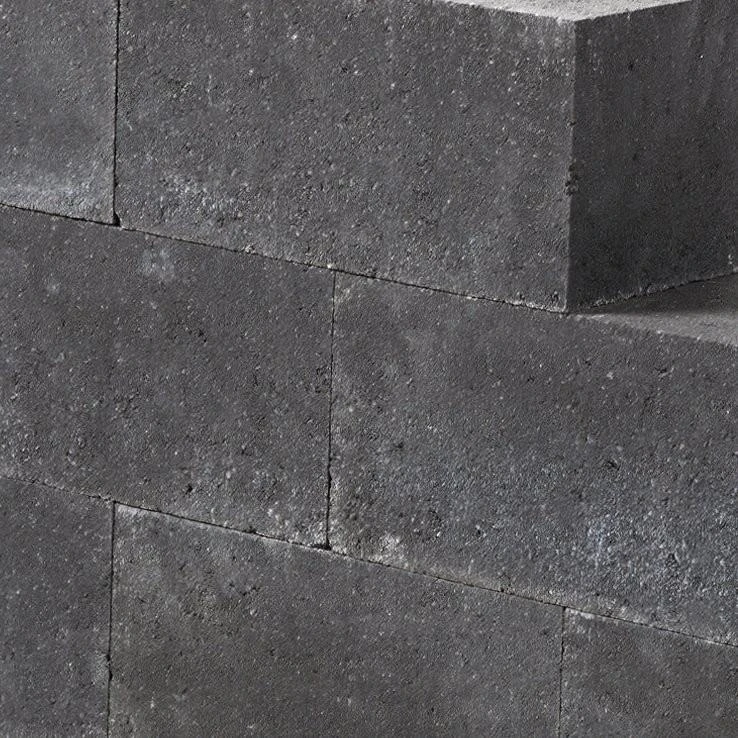 Linea block small 12x12x60cm black Redsun stapelblok