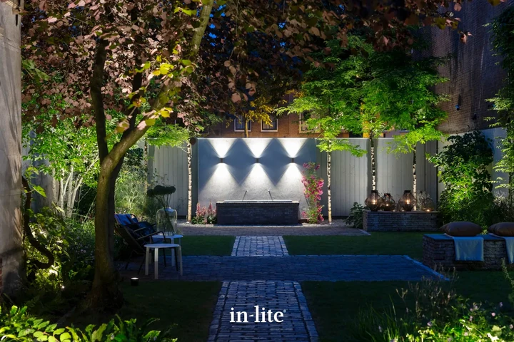 In-Lite Ace Up-Down Wall 12V - Rosé Silver
