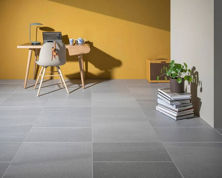 GeoCeramica® Solid 60x60x4cm Stone Grey