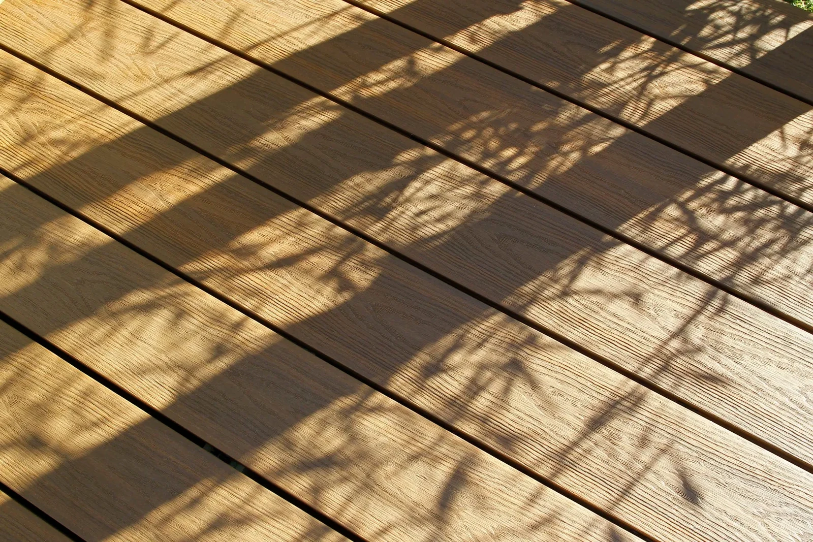 WPC Terrasplank Massief Premium 2,3x21x400cm Teak 21x2.3x400cm Bruin