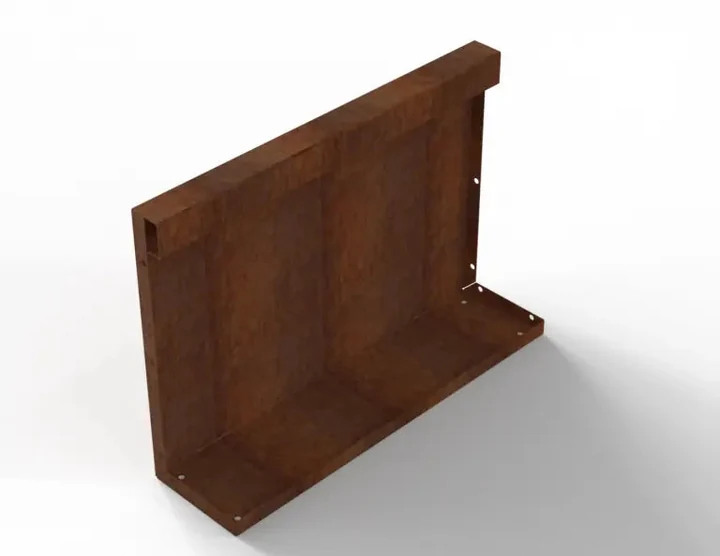 Bloembak Module+ Recht Paneel (A) 60x42 0,1x42x60cm