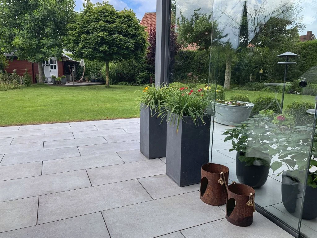 Cerasun cemento grigio 40x80x4cm Redsun keramische tegel