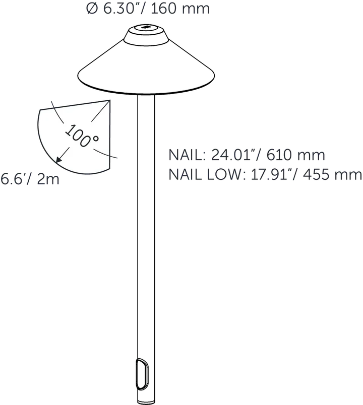 In-Lite NAIL 46cm Low 12V