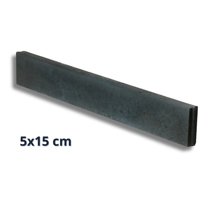 Opsluitband zwart / antraciet 5x15x100 Excluton