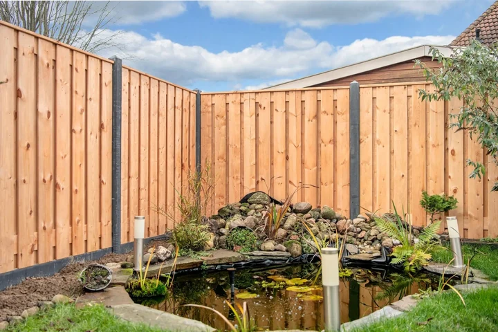 Tuinscherm Breukelen 21-planks (19+2) Red Class Wood 180x180 180x180xcm Oranje