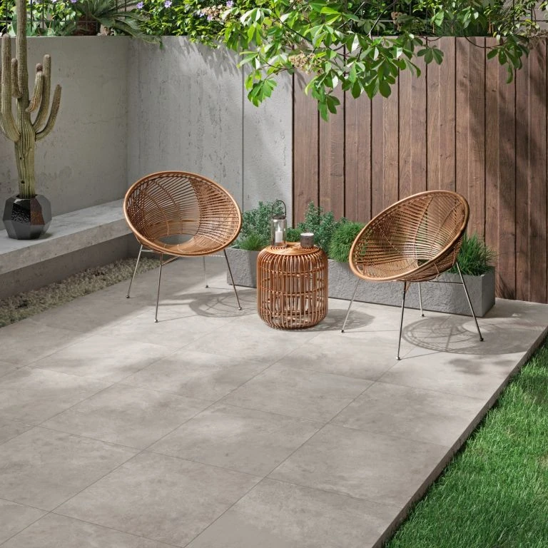 GeoCeramica® Framework Concrete 60x60x4cm Grey