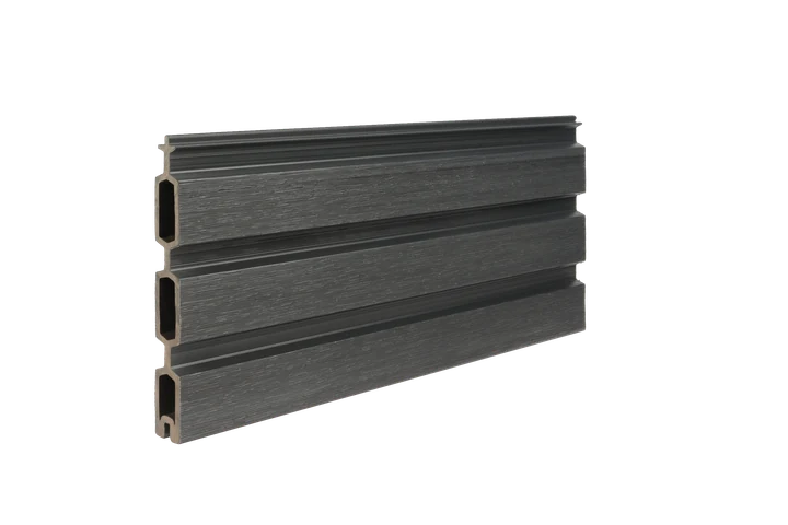 Composiet schutting Rhombus Zwart