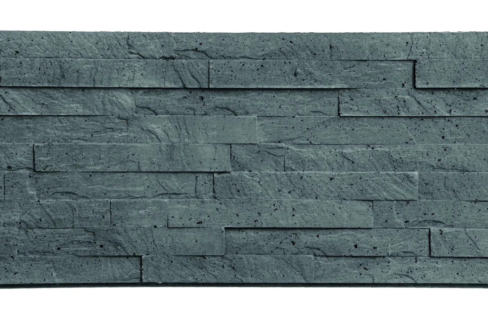 Beton-motiefplaat Schie antraciet H36xD4,8xL184cm leisteen 36x4.8x184cm Grijs