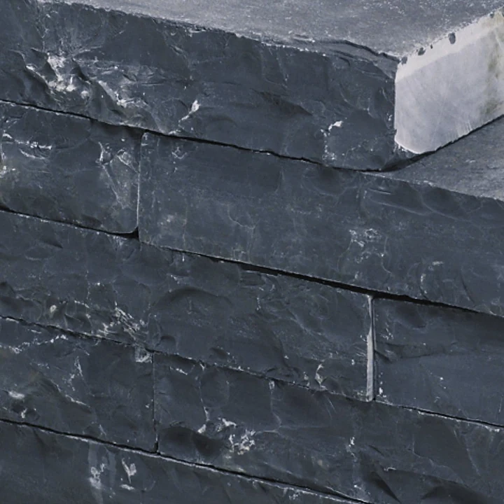 Stapelblokken Slimwall – Black Beauty Rockface