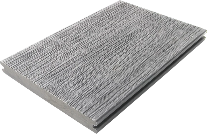 WPC Terrasplank Massief Vintage 2,3x21x400cm Lunar Grey/Ceda 21x2.3x400cm Geel,                                                             Grijs