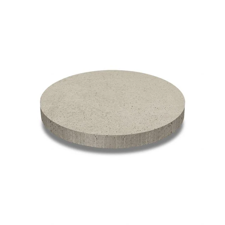 Oud hollandse tegel rond 100x100x7 greige ArtiStone betontegel