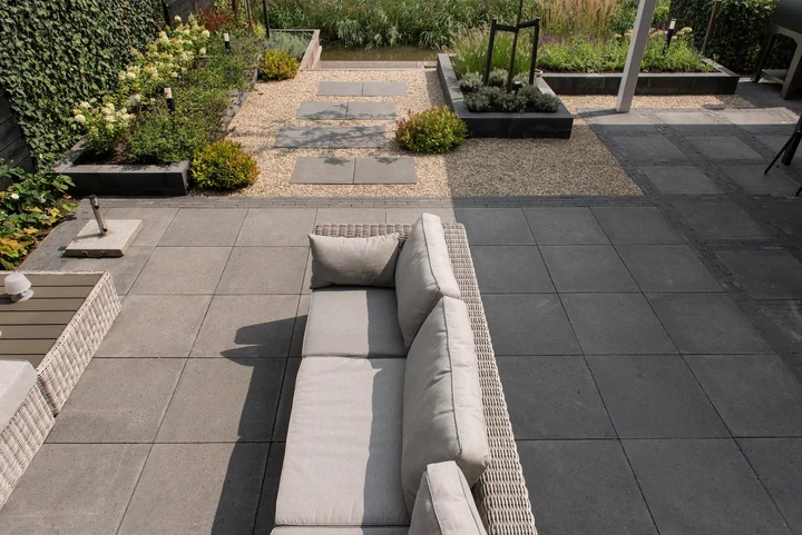 Schellevis Oudhollands Antra Tegel 60x60x5 60x60x5cm Antraciet