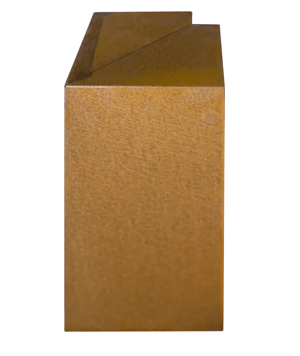 Overzetprofiel Muurblok Hoek Corten 15x45x20cm
