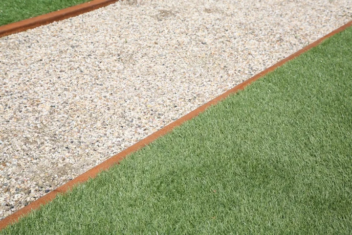 Overzetprofiel Opsluitband 5cm Gelijkz. 220x5x5x5,5 Corten