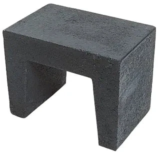 H) U-element 40x40x50cm Antraciet