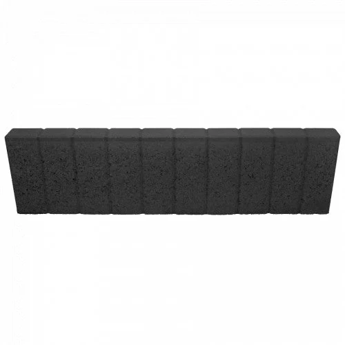 Quadrobandpalissade Zwart 25x8