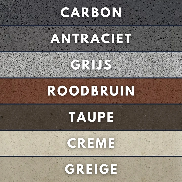 ArtiStone Dikformaat 21x8x7cm — Antraciet