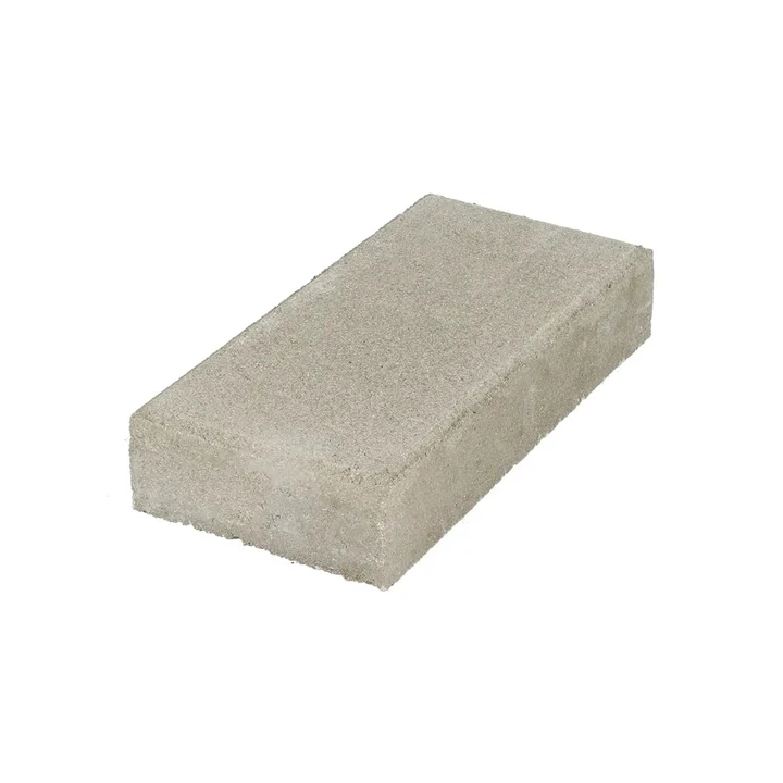 Halve tegel 30x15x4,5 facet KOMO grijs 1000 klein pakket 30x15x4,5cm