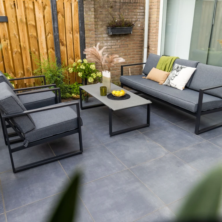 GeoCeramica® Flow 60x60x4cm Black