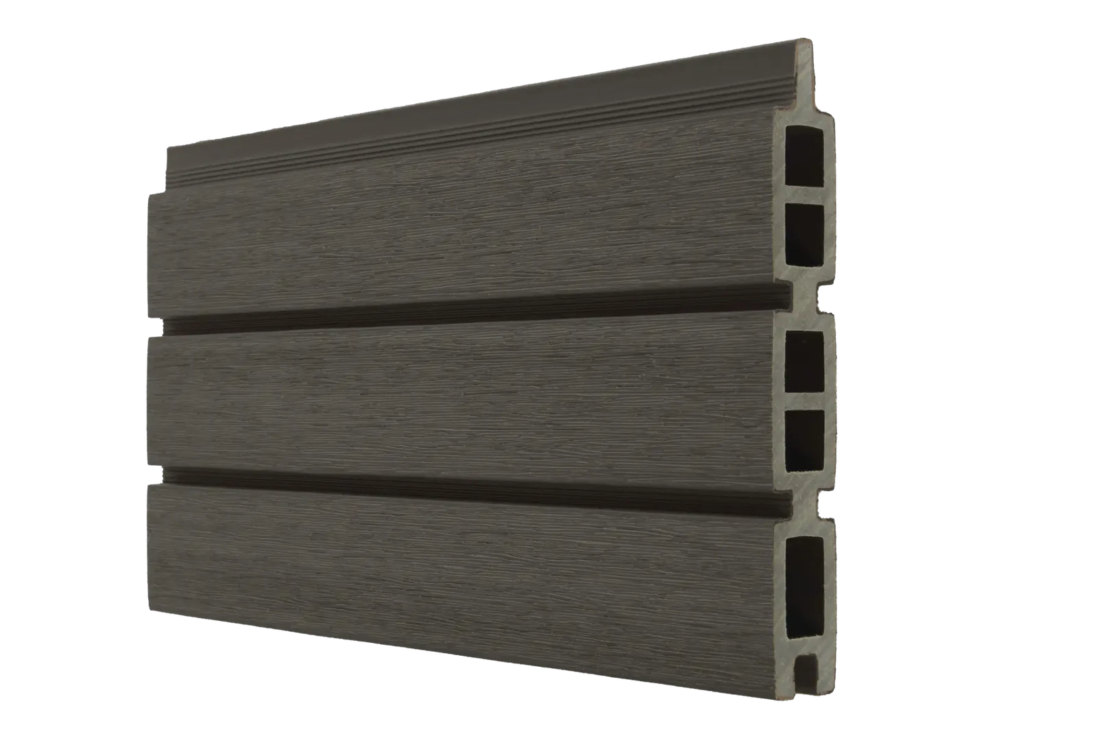 WPC Boston Modern 21x160mm (wb 150mm) 178cm Ebony Black 2.1x16x178cm