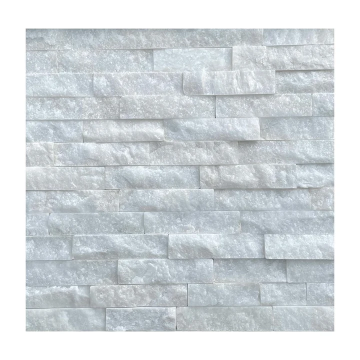 Stone Panels White Quarzite 60x15 cm