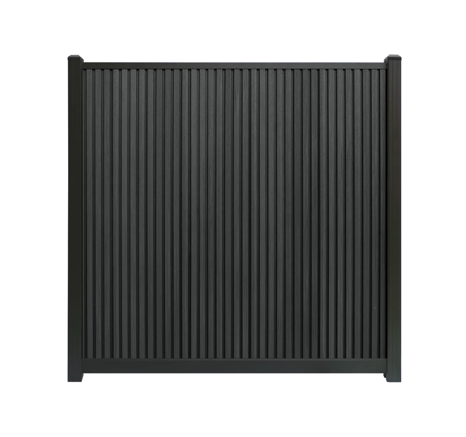 Composiet schutting Rhombus Zwart Verticaal Highlander composiet schuttingen