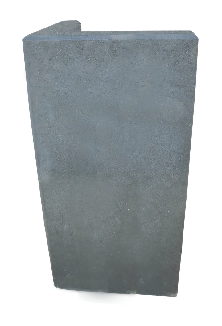 L-Hoekelement 40x80x40cm Antraciet