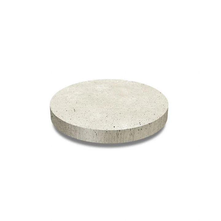 Oud hollandse tegel rond 60x60x7 crème ArtiStone betontegel