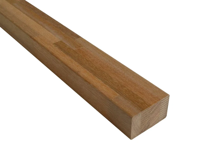 Bangkirai regel glad fingerjoint gelam.Premium 6cm