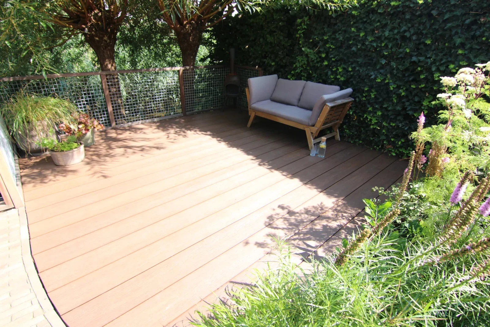 WPC Terrasplank Massief Premium 2,3x21x400cm Ipé 21x2.3x400cm Bruin