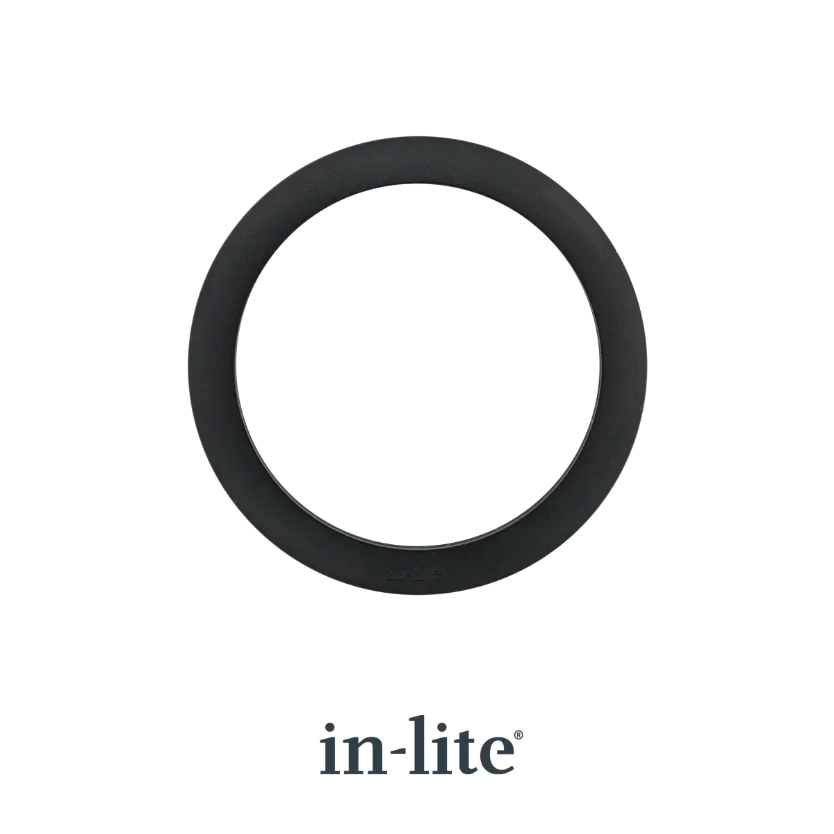 In-Lite RING 68 grondspot accessoire Black voor BOX1-PLATE 1
