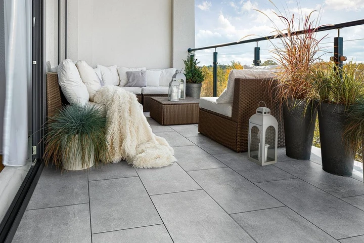 Keramische tegel cilento grigio due 40x80x2cm