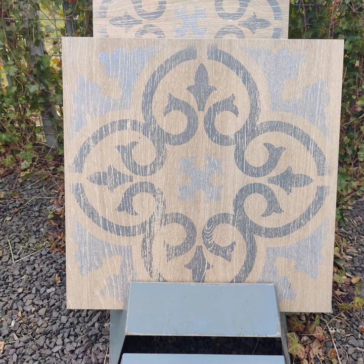 GeoCeramica® Facewood 60x60x4cm Decor