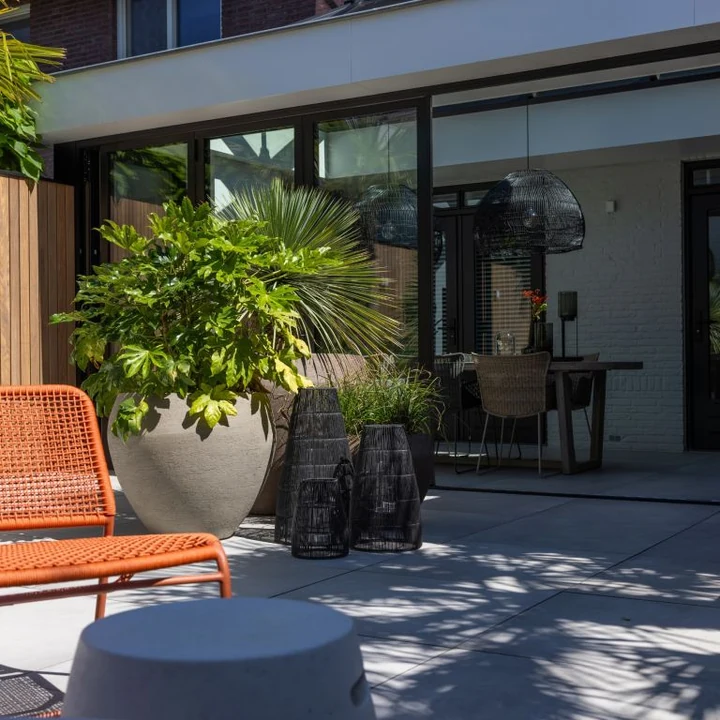 GeoCeramica® Concreet 60x60x4cm Silver